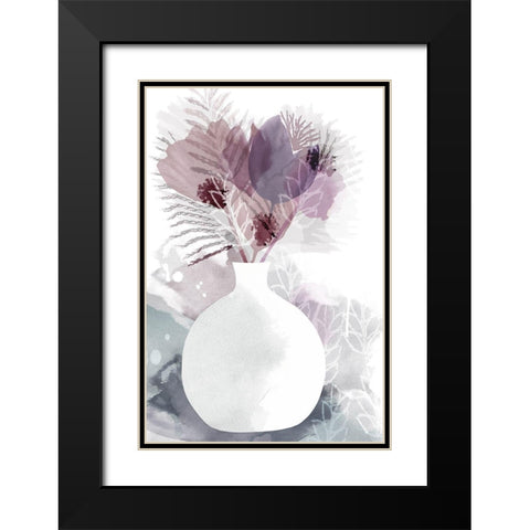 After the Rain III Black Modern Wood Framed Art Print with Double Matting by Kouta, Flora