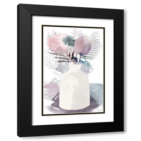After the Rain IV Black Modern Wood Framed Art Print with Double Matting by Kouta, Flora