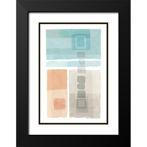 Army Bay I Black Modern Wood Framed Art Print with Double Matting by Kouta, Flora