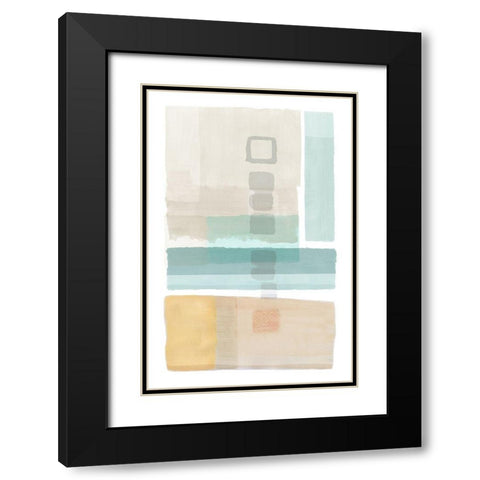 Army Bay II Black Modern Wood Framed Art Print with Double Matting by Kouta, Flora