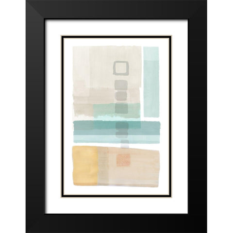 Army Bay II Black Modern Wood Framed Art Print with Double Matting by Kouta, Flora