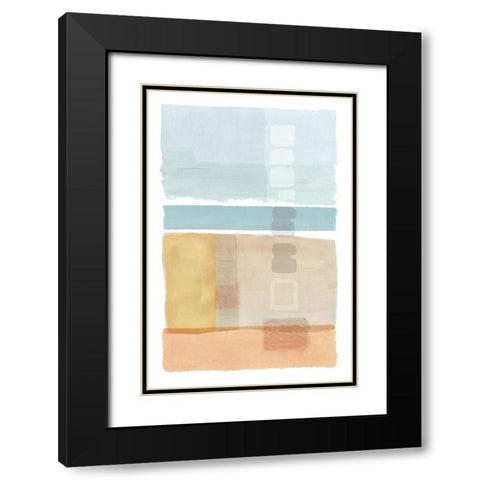Army Bay IV Black Modern Wood Framed Art Print with Double Matting by Kouta, Flora