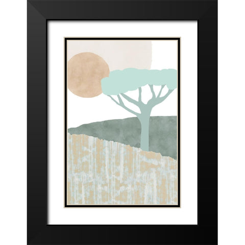 Ennerdale I Black Modern Wood Framed Art Print with Double Matting by Kouta, Flora