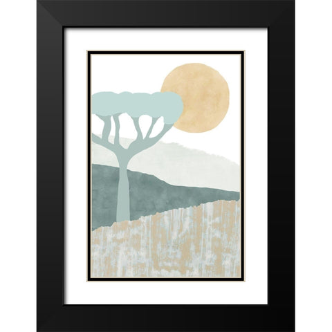 Ennerdale III Black Modern Wood Framed Art Print with Double Matting by Kouta, Flora