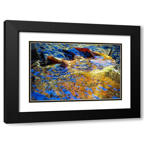 Anagha Black Modern Wood Framed Art Print with Double Matting by Cooper, Helena