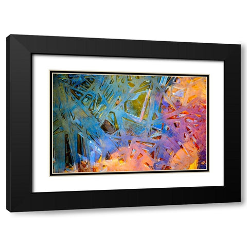Connecting Black Modern Wood Framed Art Print with Double Matting by Cooper, Helena