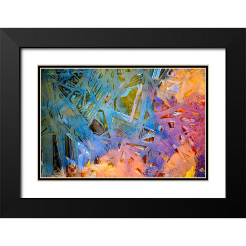 Connecting Black Modern Wood Framed Art Print with Double Matting by Cooper, Helena