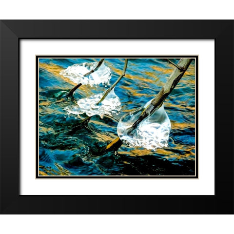 Prosperity Black Modern Wood Framed Art Print with Double Matting by Cooper, Helena