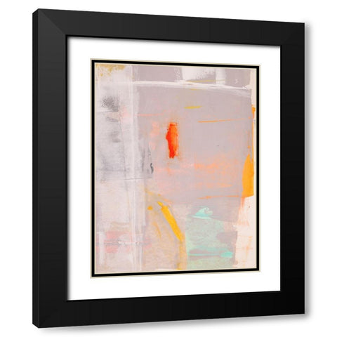 Mosaic VI Black Modern Wood Framed Art Print with Double Matting by Aryai, Sia