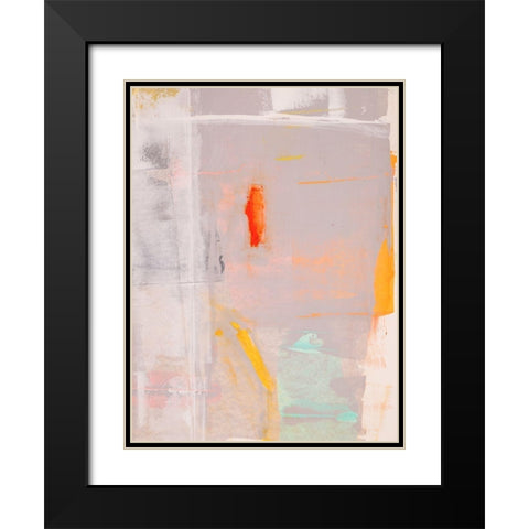 Mosaic VI Black Modern Wood Framed Art Print with Double Matting by Aryai, Sia