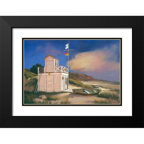Way Station I Black Modern Wood Framed Art Print with Double Matting by Reynolds, Graham