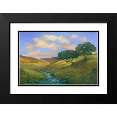 Memories II Black Modern Wood Framed Art Print with Double Matting by Reynolds, Graham