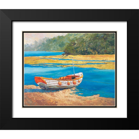 Fishing Boat I Black Modern Wood Framed Art Print with Double Matting by Reynolds, Graham