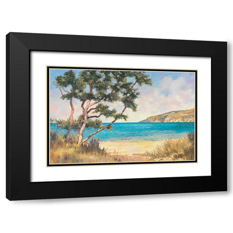 On the Beach I Black Modern Wood Framed Art Print with Double Matting by Reynolds, Graham