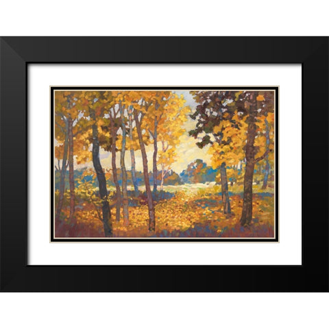Windstill I Black Modern Wood Framed Art Print with Double Matting by Reynolds, Graham