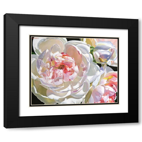 Best Of My Love Black Modern Wood Framed Art Print with Double Matting by Montana, Enzo