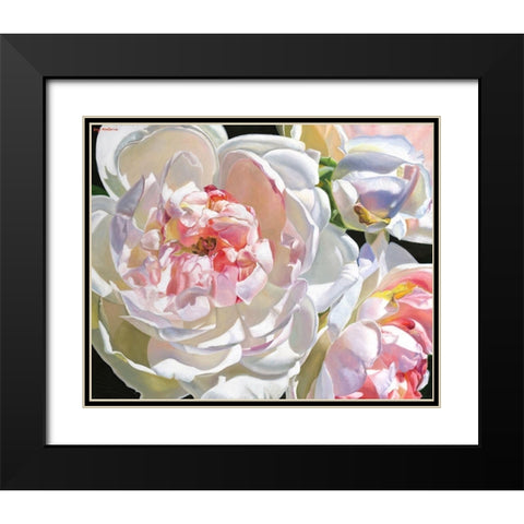 Best Of My Love Black Modern Wood Framed Art Print with Double Matting by Montana, Enzo