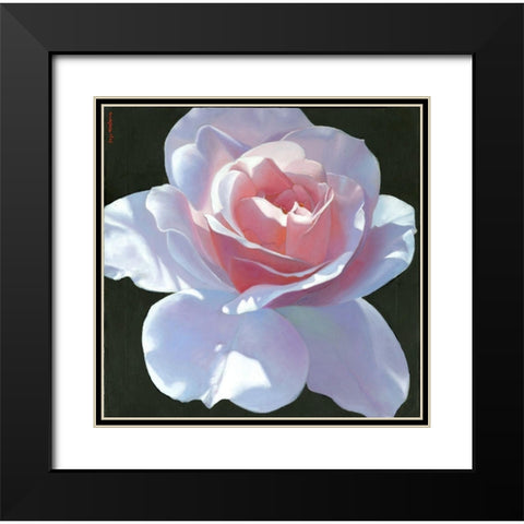 Easy To Love Black Modern Wood Framed Art Print with Double Matting by Montana, Enzo