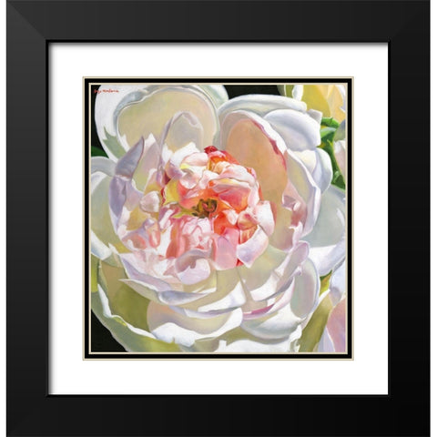 Here,There And Everywhere Black Modern Wood Framed Art Print with Double Matting by Montana, Enzo