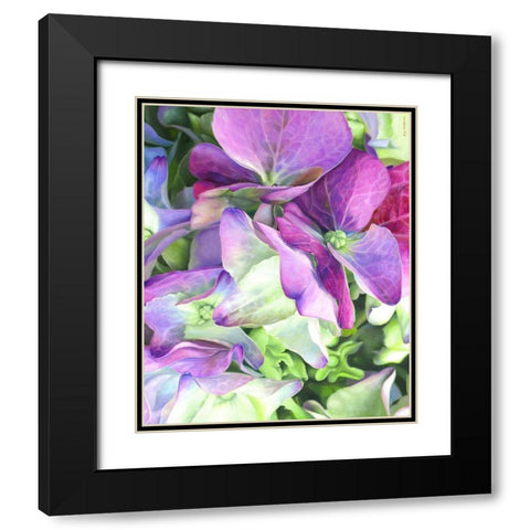 Love Black Modern Wood Framed Art Print with Double Matting by Montana, Enzo