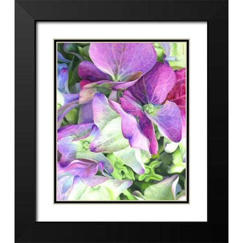 Love Black Modern Wood Framed Art Print with Double Matting by Montana, Enzo