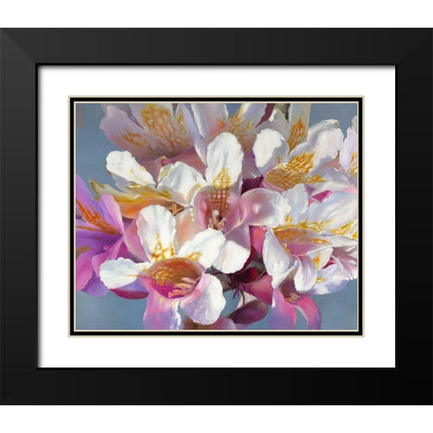 All You Need Is Love Black Modern Wood Framed Art Print with Double Matting by Montana, Enzo