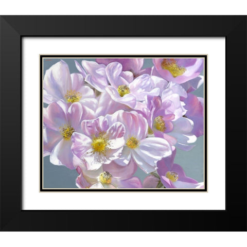 Calling All Angels Black Modern Wood Framed Art Print with Double Matting by Montana, Enzo