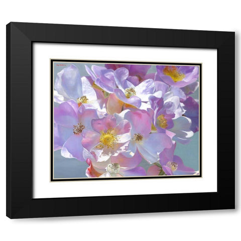 Dear Mama Black Modern Wood Framed Art Print with Double Matting by Montana, Enzo