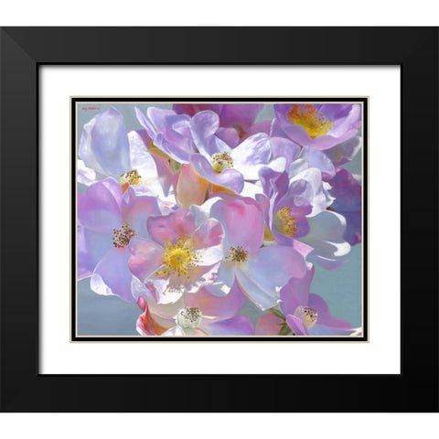 Dear Mama Black Modern Wood Framed Art Print with Double Matting by Montana, Enzo