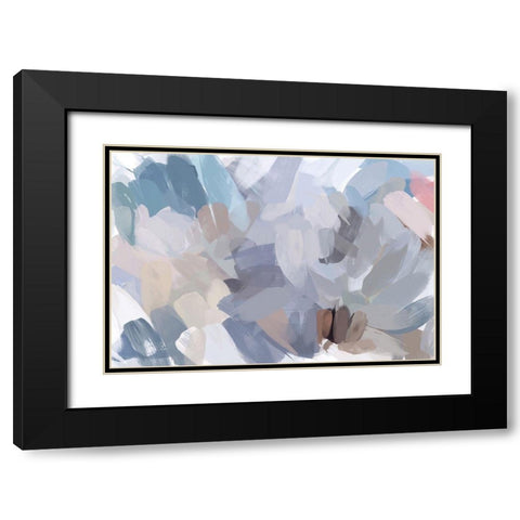 The Color Movement I Black Modern Wood Framed Art Print with Double Matting by Orlov, Irena