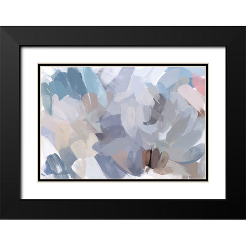 The Color Movement I Black Modern Wood Framed Art Print with Double Matting by Orlov, Irena