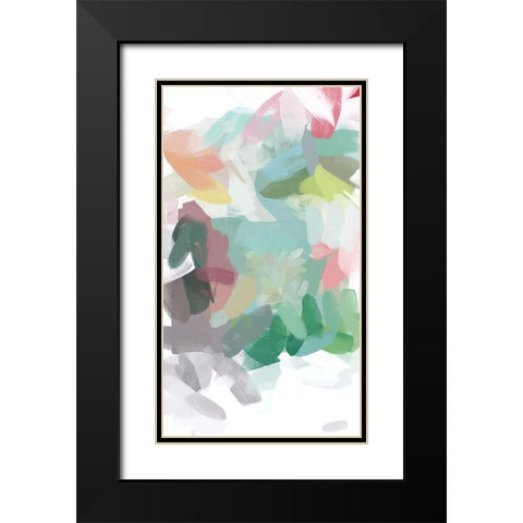 The Color Movement II Black Modern Wood Framed Art Print with Double Matting by Orlov, Irena