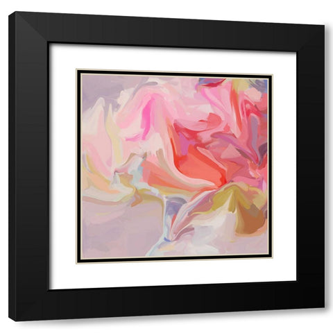 Freedom of expression I Black Modern Wood Framed Art Print with Double Matting by Orlov, Irena