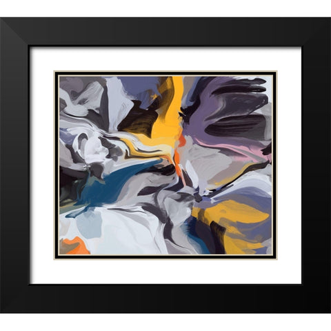 Independence of Reality II Black Modern Wood Framed Art Print with Double Matting by Orlov, Irena