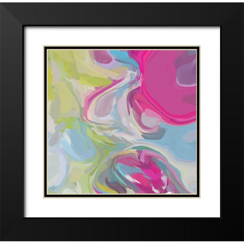 The Continuous Flow Black Modern Wood Framed Art Print with Double Matting by Orlov, Irena