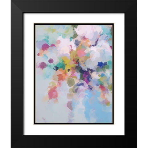 Playful Movement I Black Modern Wood Framed Art Print with Double Matting by Orlov, Irena