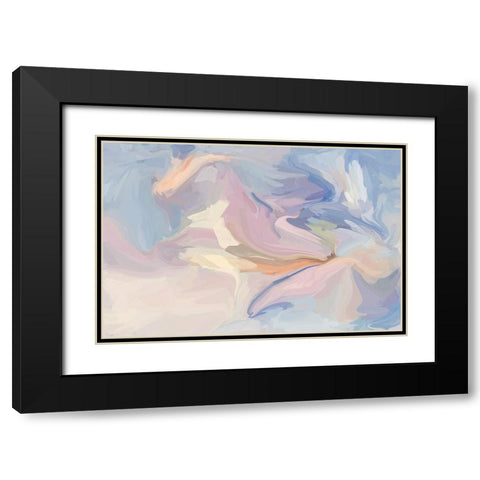 Arctic Drift Black Modern Wood Framed Art Print with Double Matting by Orlov, Irena