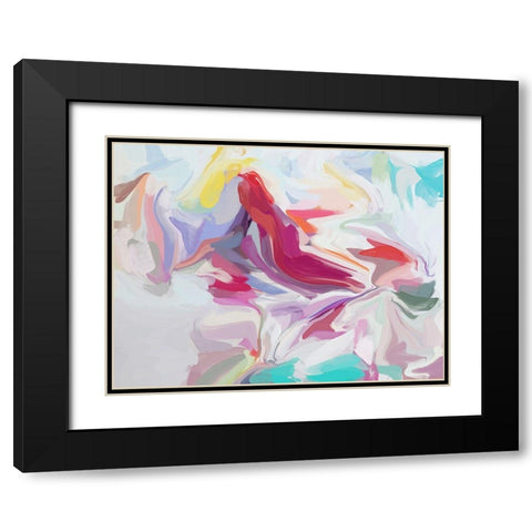 Energy Surrounding Your Life I Black Modern Wood Framed Art Print with Double Matting by Orlov, Irena