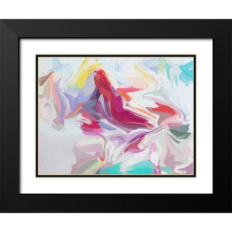 Energy Surrounding Your Life I Black Modern Wood Framed Art Print with Double Matting by Orlov, Irena
