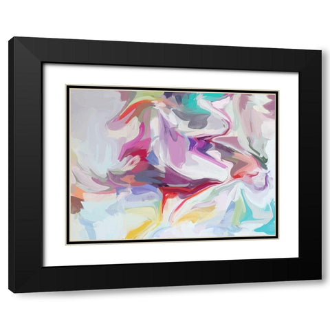 Energy Surrounding Your Life II Black Modern Wood Framed Art Print with Double Matting by Orlov, Irena