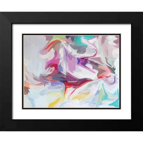 Energy Surrounding Your Life II Black Modern Wood Framed Art Print with Double Matting by Orlov, Irena