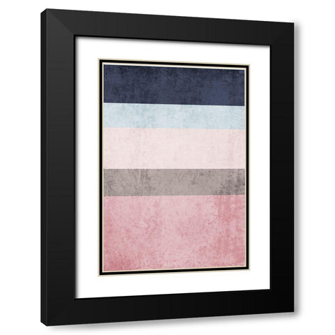 Modern minimalist II Black Modern Wood Framed Art Print with Double Matting by Orlov, Irena