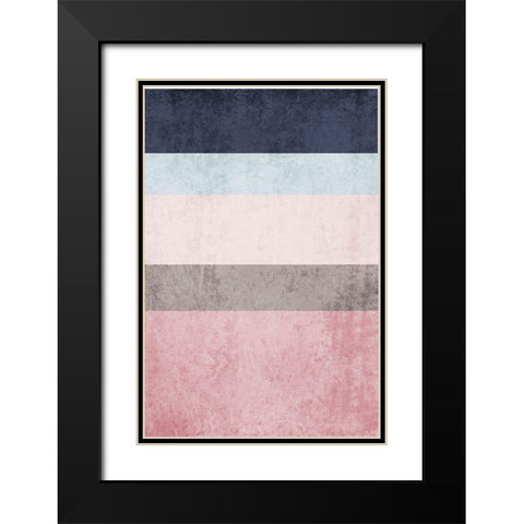 Modern minimalist II Black Modern Wood Framed Art Print with Double Matting by Orlov, Irena