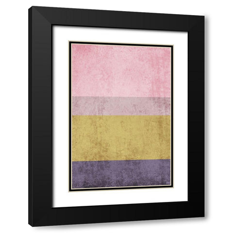 Modern minimalist III Black Modern Wood Framed Art Print with Double Matting by Orlov, Irena