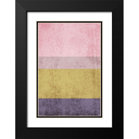 Modern minimalist III Black Modern Wood Framed Art Print with Double Matting by Orlov, Irena