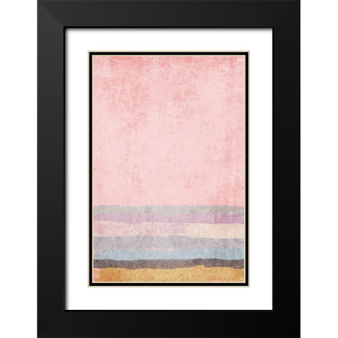 Modern minimalist VII Black Modern Wood Framed Art Print with Double Matting by Orlov, Irena