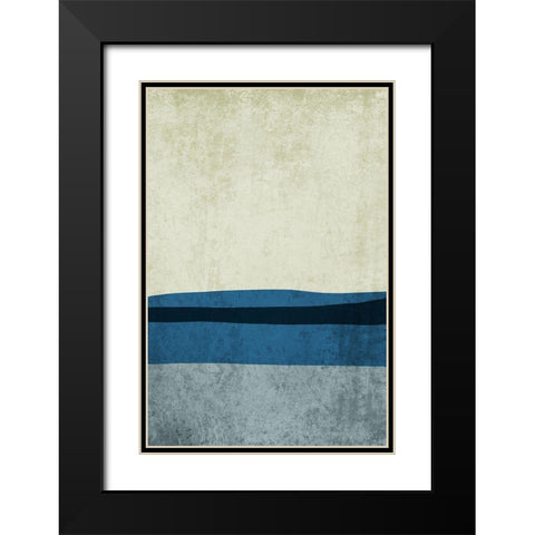 Modern minimalist XII Black Modern Wood Framed Art Print with Double Matting by Orlov, Irena