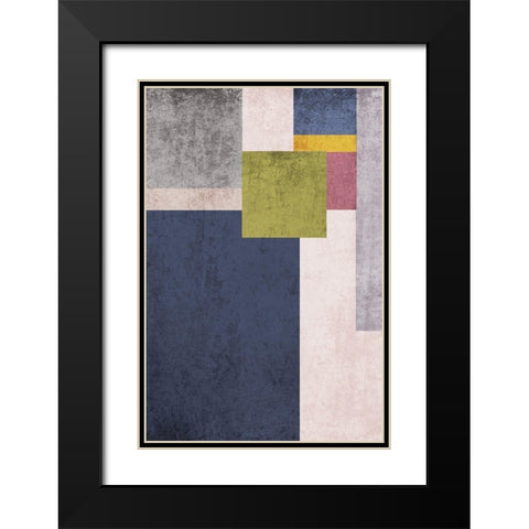 Modern minimalist XV Black Modern Wood Framed Art Print with Double Matting by Orlov, Irena