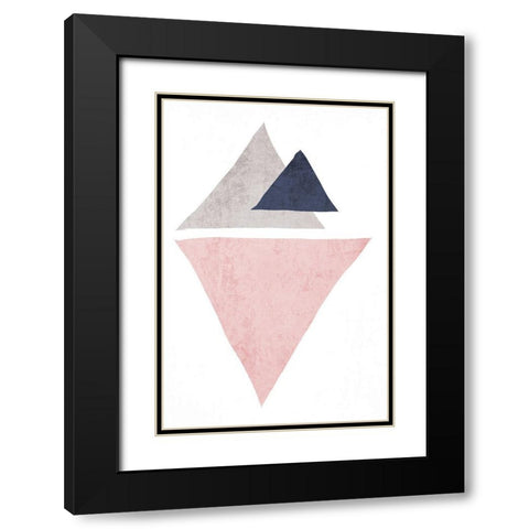 Modern Scandinavian II Black Modern Wood Framed Art Print with Double Matting by Orlov, Irena