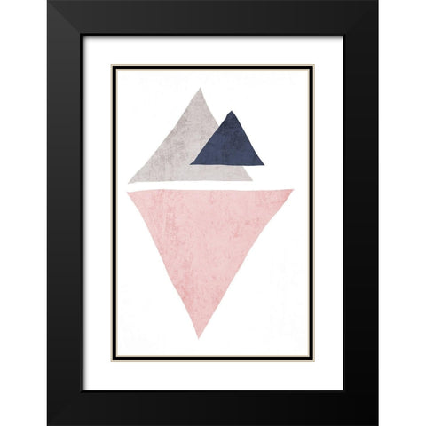 Modern Scandinavian II Black Modern Wood Framed Art Print with Double Matting by Orlov, Irena